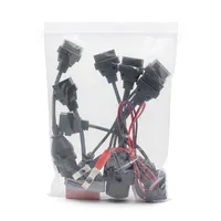 Juego de Cables Adaptadores OBD2 8 en 1 para Autos Antiguos, Herramientas de Diagnóstico DS150 ECDP con Compatibilidad OLIVER (Negro) Universal