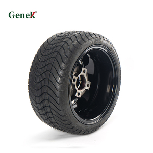 Ruedas de Aleación de Aluminio Negro Brillante 215/35-12 <span class=keywords><strong>para</strong></span> Carrito de Golf y Neumáticos Todoterreno <span class=keywords><strong>para</strong></span> Club Car, Suministro del Fabricante - Product Image 4