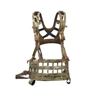 Chaleco Táctico Ligero SPC de Color Sólido con Mosquetones de Liberación Rápida, Sistema MOLLE Externo y de Seguridad - Product Image 3