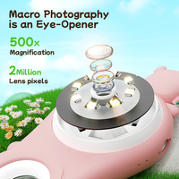 2026 Handheld Magnifying 500X Kid Digital Microscope Pocket Microscope Toy for Outdoor Nature Exploration Toys