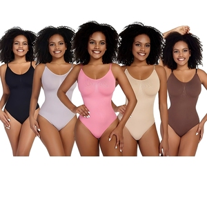 Đồ lót nữ mở đáy quần một mảnh Bodysuit không tay liền mạch eo huấn luyện viên cơ thể Shaper vỏ bọc bụng phẳng Shapewear phụ nữ - Product Image 6