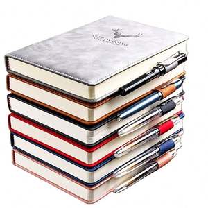 2 uds./máquina para hacer cuadernos, cubierta de libro totalmente automática, cuaderno personalizado, diario, diario, oficina, <span class=keywords><strong>agenda</strong></span> de cuero estacionaria - Product Image 1