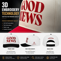 Gorra de Béisbol Deportiva Unisex de 5 Paneles, Personalizada con Logotipo Bordado en 3D, Imagen Impresa, Algodón de Alta Calidad, Transpirable y Ligera