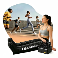 Masseur pneumatique séquentiel pour la récupération sportive, compression d'air pour les jambes, pression de 30 à 250 mmHg, 5 modes, batterie de 3000 mAh pour la pressothérapie