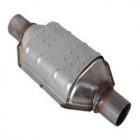 Système d'échappement universel à haut débit pour moteur automobile, catalyseur à trois voies en céramique métallique, grand moteur Euro V OBD