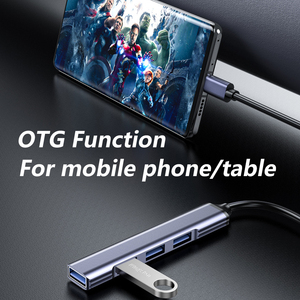 <span class=keywords><strong>HUB</strong></span> USB 3.0 Type C 3.1 4 ports Multi Splitter adaptateur OTG pour Lenovo Macbook <span class=keywords><strong>Pro</strong></span> 13 15 Air <span class=keywords><strong>Pro</strong></span> ordinateur portable PC accessoires - Product Image 3
