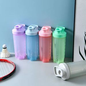 Passen Sie 700ml 24oz Protein Shaker Kunststoff BPA Free Wasser flaschen <span class=keywords><strong>shake</strong></span> für Outdoor Gym Fitness - Product Image 4