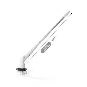 Vendita calda smart cordless spazzola elettrica usb per la pulizia 9 in 1 elettrico spin scrubber, spazzola per la pulizia