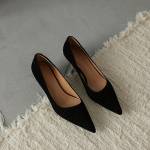 Beautiful Design for Women Suede Casual High <b>Heel</b> Shoes for Lady - Product Image 6