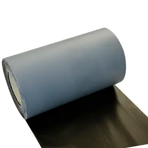 שחור-אפור HDPE שחרור אוניית סיליקון מצופה עבור עצמי דבק איטום קרום