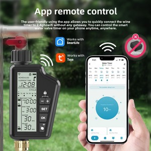 Minuterie <span class=keywords><strong>d</strong></span>'<span class=keywords><strong>arrosage</strong></span> automatique et intelligente pour le jardinage <span class=keywords><strong>WiFi</strong></span> Étanche IP65 Trois modes <span class=keywords><strong>d</strong></span>'<span class=keywords><strong>arrosage</strong></span> <span class=keywords><strong>Programmateur</strong></span> <span class=keywords><strong>d</strong></span>'eau programmable Smart Life App - Product Image 3