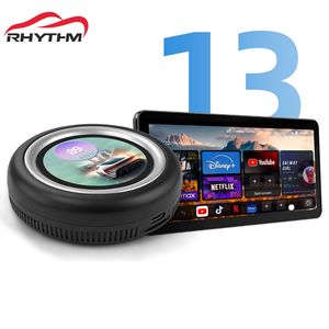 Rhythm Wireless Carplay Ai Box 8G 128G Qualcomm 6125 Android 13 Carplay Android Auto GPS Navegación Pantalla Dividida Salida de Video HD - Product Image 1