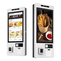 Wintonix YCSYB236 Penyangga Terminal POS untuk Lantai/Dinding dengan NFC, Layar Sentuh Kapasitif 10-Titik, Printer Thermal 80mm