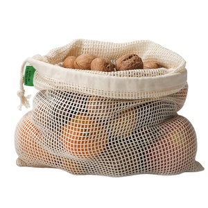 Bolsa Organizadora de Productos Reutilizable, Lavable y Transpirable, Bolsa de Malla Ecológica para Frutas y Verduras, para Viajes a la Playa y Almacenamiento - Product Image 1
