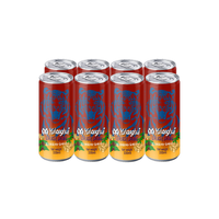 Boisson Énergisante Personnalisable 330ml de Haute Qualité au Gingembre et au Sureau, Faible en Glucides et en Matières Grasses, en Canette Élégante, avec Ginseng, en Bouteille Privée ou en Boîte