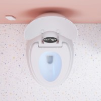 Forme d'œuf top vente design de mode wc intelligent inodoro salle de bain toilette intelligente en céramique cuvette de toilette automatique montée au sol