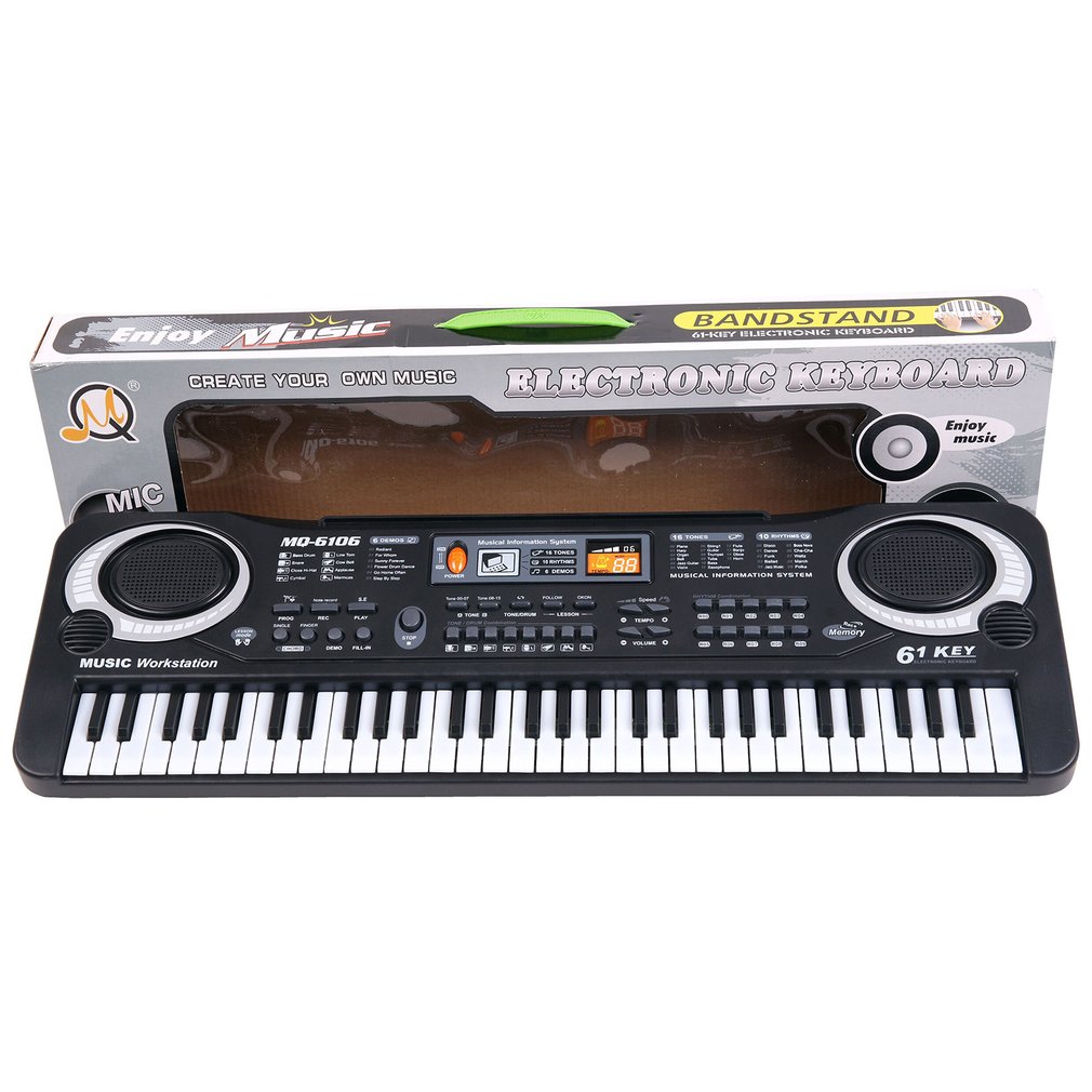 Musical Toys Kids Piano 61 Keys Mini Electronic Organ Musical Piano Teaching Keyboard Educational Toys For Kids Music Keyboard