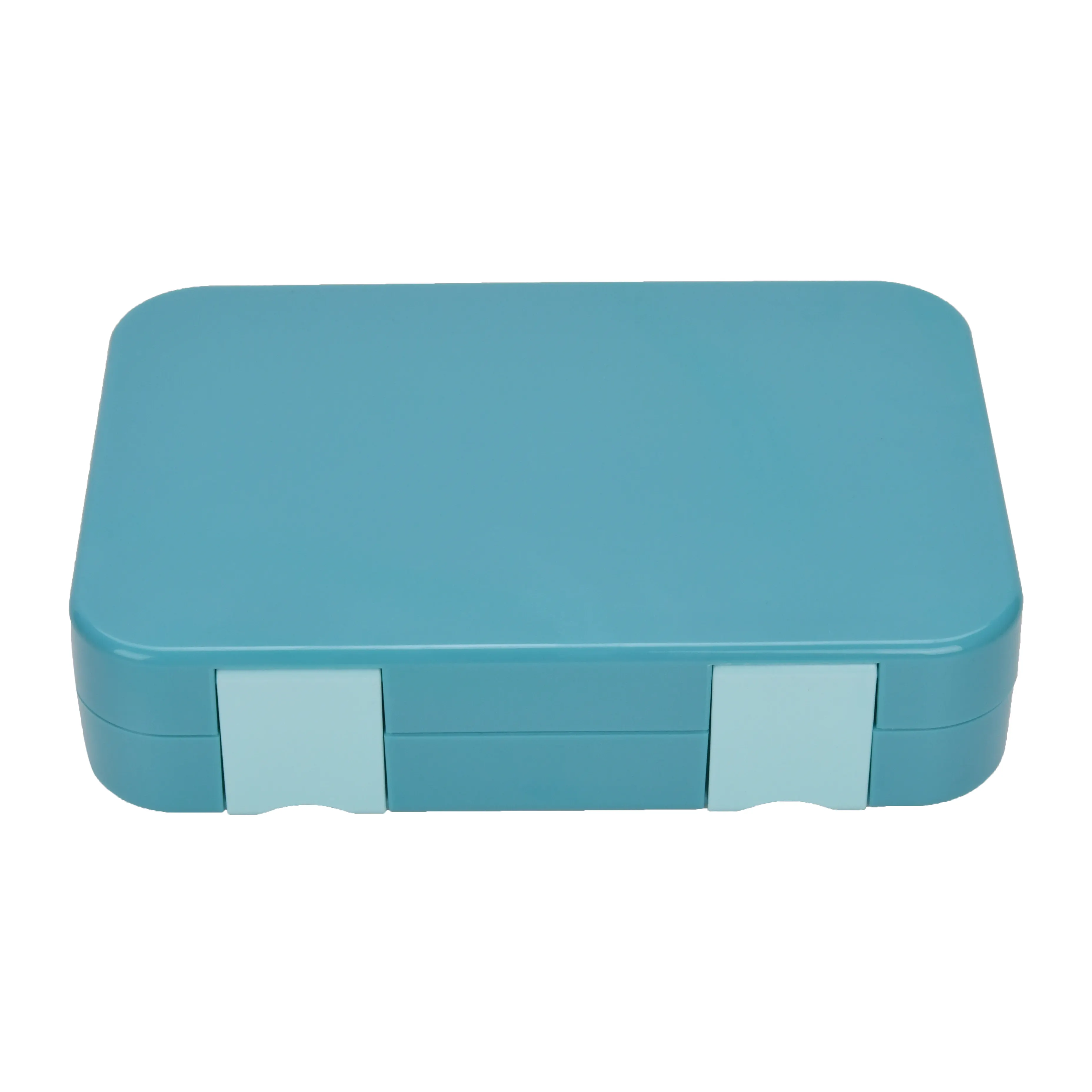 Mini caja Bento de color de contraste de gran oferta de fábrica para niños fiambrera verde Bento a prueba de fugas para niños