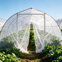 Witte Maagdelijke HDPE Anti-Insecten Net UV-Beschermd Heavy Duty Multi Mesh 20 40 50 60 voor Landbouwkas Groenteteelt