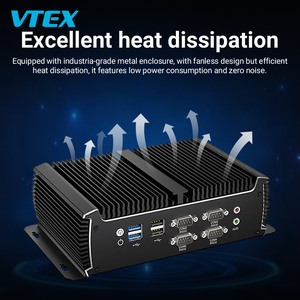 PC Industrial <span class=keywords><strong>I5</strong></span> CPU Opciones WIFI 4 BT 4 Dual DDR4 RAM MSATA SATA Almacenamiento RS232 COM Puertos Fanless Pequeño Compacto Industrial Pc <span class=keywords><strong>I5</strong></span> - Product Image 6