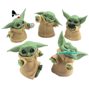 Alla moda 4-6cm maestro bambino <span class=keywords><strong>Yoda</strong></span> PVC Action Figure di buone Figure per collezione cartone animato giocattolo Mini modello bambini Unisex - Product Image 3