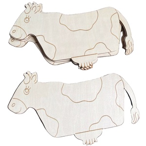 Hàng thủ công bằng gỗ trang trí Hollow chữ bằng gỗ LED chiếu sáng trang trí đồ trang trí - Product Image 3