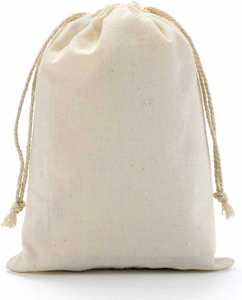 Wholesale Toys Coffee Beans Gifts Natural Unbleached Cotton Small <b>Drawstring</b> <b>Bag</b> for Candle Packaging - Product Image 3