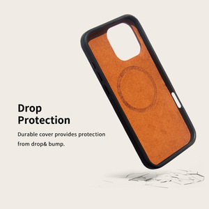 Étui de téléphone <span class=keywords><strong>en</strong></span> <span class=keywords><strong>cuir</strong></span> huilé personnalisé <span class=keywords><strong>avec</strong></span> moule privé, style vintage, aimant, étui de téléphone <span class=keywords><strong>en</strong></span> <span class=keywords><strong>cuir</strong></span> pour iPhone - Product Image 3