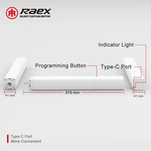 Rf Lift Motorize Track Wave accessori Tuya Smart alluminio 2200mah batteria al litio motore per tende