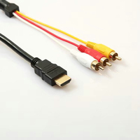 Uthai — câble convertisseur hdmi vers RCA, câble AV Composite, pour hdtv, audio et vidéo, TV, DVD, 1,5m