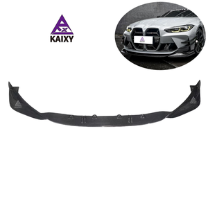 Labio delantero de fibra de carbono seco estilo <span class=keywords><strong>TA</strong></span> para BMW G80 G82 M3 M4 labio de parachoques delantero - Product Image 1