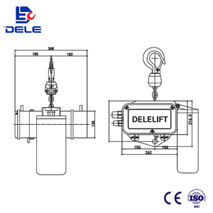 Ce chứng nhận thông minh Palăng xích điều khiển & từ xa không dây cho Crane - 3 giai đoạn động cơ điện <span class=keywords><strong>hoist</strong></span> - Product Image 3