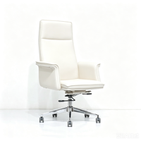 Vente en gros d'usine de chaises de bureau en cuir rotatives et réglables en hauteur, chaises de bureau haut de gamme en cuir de style nordique moderne