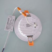 Plafonnier 3w 5w 9w 12w 15w 18w 24w 30w rond carré Led encastré mince panneau Downlight pour éclairage intérieur de bureau à domicile