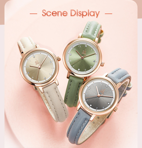 Shengke K9028 Top Brand Fashion Ladies orologi in <span class=keywords><strong>pelle</strong></span> da <span class=keywords><strong>donna</strong></span> al quarzo <span class=keywords><strong>orologio</strong></span> da <span class=keywords><strong>donna</strong></span> con <span class=keywords><strong>cinturino</strong></span> Casual sottile quadrante in marmo SK - Product Image 4