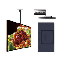 Écran LCD FHD commercial de 49 pouces, utilisation en intérieur, logiciel de gestion du système Android/Windows, écran tactile capacitif, montage mural en aluminium