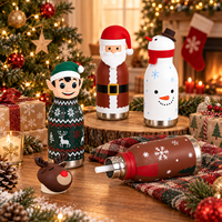 Bouteille d'eau isotherme en acier inoxydable 3D motif dessin animé Tairflask, très populaire pour Noël, cadeau pour enfants, idéale pour les voyages et les activités de plein air