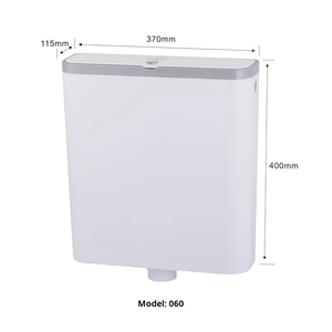 Réservoir <span class=keywords><strong>de</strong></span> toilettes mural rectangulaire moderne en plastique épaissi, à double chasse, à économie d'énergie, pour salle <span class=keywords><strong>de</strong></span> bain d'hôtel - Product Image 4