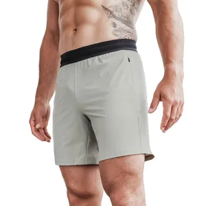 Custom High Quality 4 Way Stretch Golf Mesh Shorts For Men Light Weight 86% Nylon 14% Spandex Running Shorts