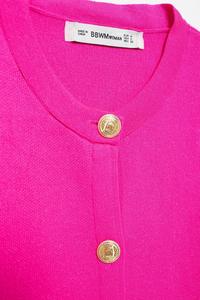 New Fashion <strong>Summer</strong> Elegant Casual <strong>Cardigan</strong> Women'S Jumper Top Short Sleeve Crew Neck Sweater for <strong>Lady</strong> - Product Image 3