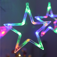 Lumières LED étoiles scintillantes colorées mignonnes pour la décoration de la chambre d'enfant, lumières LED à piles