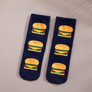 ถุงเท้าคู่รักอินเทรนด์ ลายเค้กน่ารัก ผ้าฝ้าย ความยาวครึ่งน่อง สไตล์ฮิปฮอป สเก็ตบอร์ด สตรีทแดนซ์ - Product Image 4