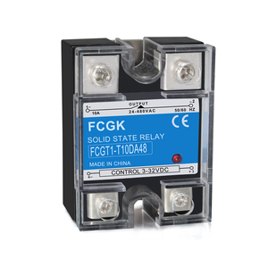 FCGK высоковольтное Однофазное твердотельное реле 10A 3V-<span class=keywords><strong>32VDC</strong></span> миниатюрный размер высокая мощность контактная нагрузка герметичная система управления переменного тока SSR реле - Product Image 2