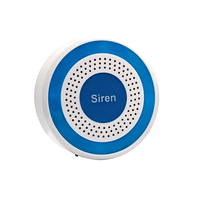 Alarma Inteligente con Sonido y Luz Wi-Fi, Compatible con Control Remoto, Alarma Antirrobo Tuya para el Hogar, Advertencia Sonora y Luminosa en Interiores