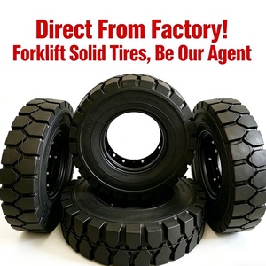 Pneu plein de chariot élévateur de qualité supérieure 28x9-15 23x9-10, construction résiliente, <span class=keywords><strong>roues</strong></span> sans air sans entretien pour la manutention de matériaux lourds - Product Image 3