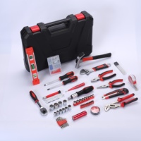 Marteau à griffes et clé à tuyaux, ensemble d'outils combinés complet de 120 pièces pour atelier