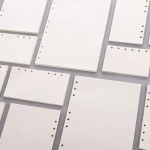 Personalizado linha em branco 6 anéis folha solta diário, bloco de notas a5 a6 recarga interna de papel para cadernos