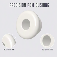 Bague en plastique personnalisée OEM ODM en POM, palier à manchon autolubrifiant sans huile pour arbre de moteur, boîte de vitesses, réducteur
