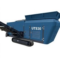 Crible mobile sur chenilles Upsen UTS30 |   Moteur de pompe pour tamis à gravier et à terre robuste |   Système de tri de recyclage haute capacité 18 kW
