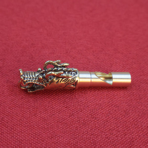 Cổ điển Brass còi-trọng tài <span class=keywords><strong>Keychain</strong></span> cho cắm trại ngoài trời, sự sống còn an toàn, trẻ em khẩn cấp, báo động lớn còi với dây buộc - Product Image 3